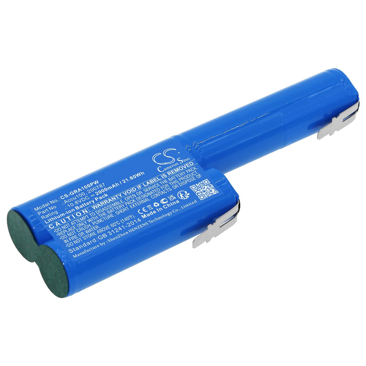 10.8V, Li-ion, 2000mAh, Gardening Tools battery fits Wolf, Bosch, Gardena, 08804-00.640.00, Ags, 21.60Wh Gardening Tools Cameron Sino Technology Limited (Power Tools)