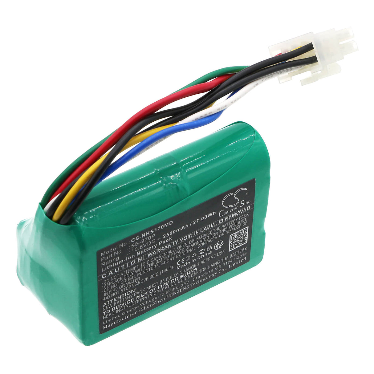 10.8V, Li-ion, 2500mAh, Medical battery fits Nihon Kohden, Sb-970p, Csm-1701 Monitor, Csm-1702 Monitor, 27.00Wh Medical Cameron Sino Technology Limited (Medical)