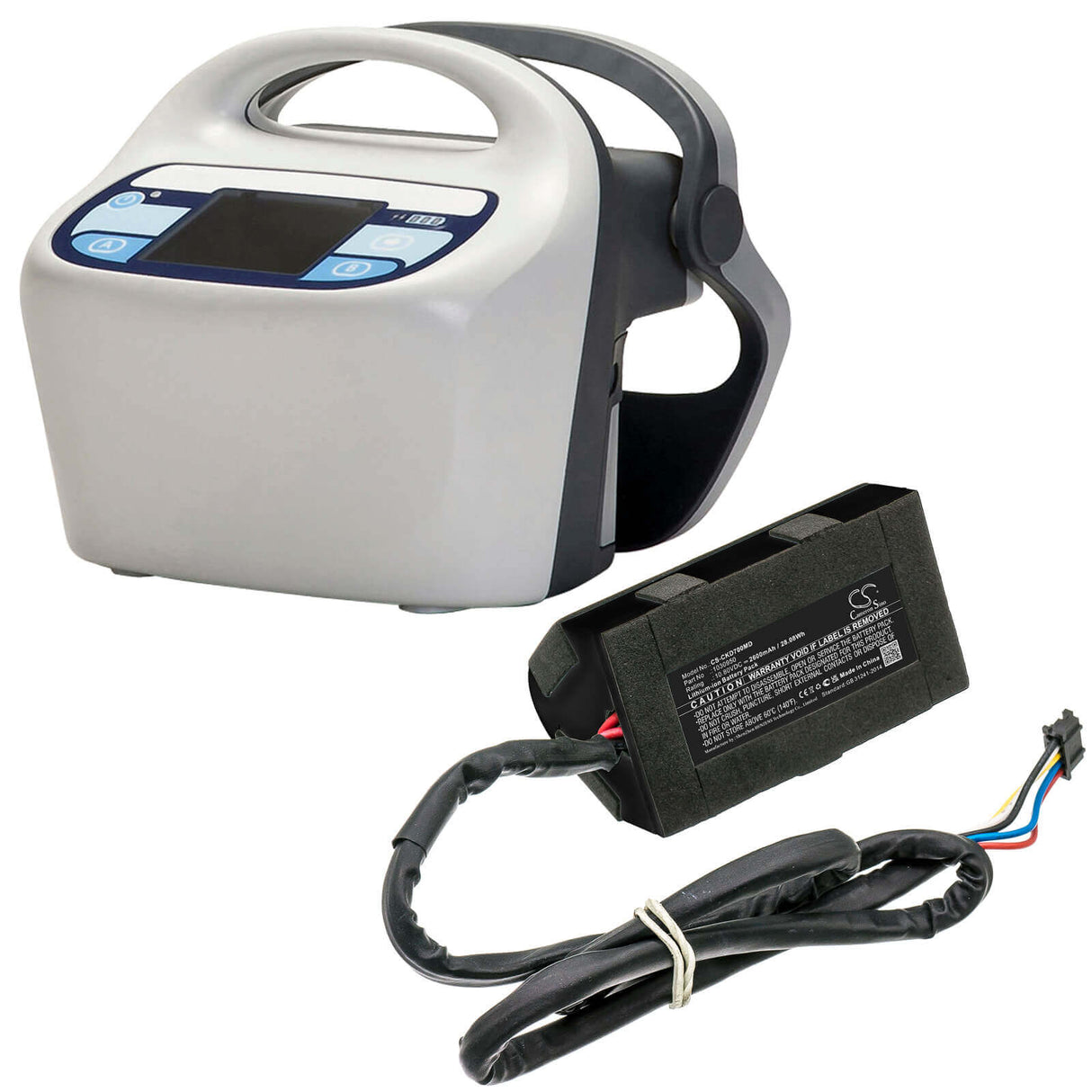10.8V, Li-ion, 2600mAh, Medical battery fits Medtronic, Covidien, 1030950, Kendall Scd 700, 28.08Wh Medical Cameron Sino Technology Limited (Medical)