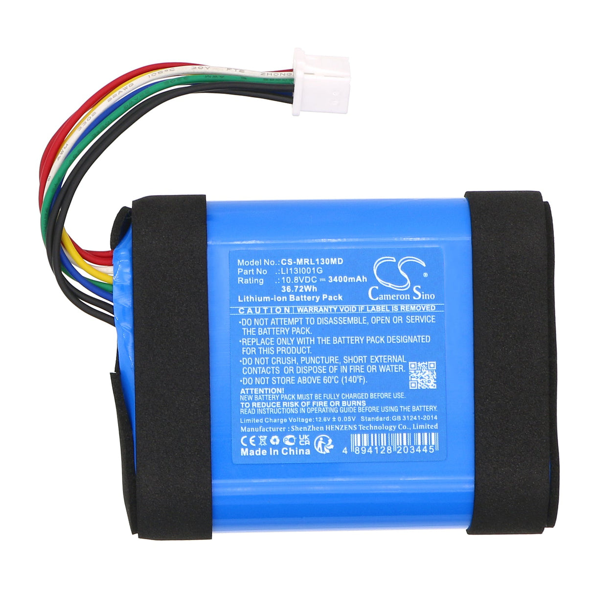 10.8V, Li-ion, 3400mAh, Medical battery fits Mindray, Li13i001g, Li13i001g, 36.72Wh Medical Cameron Sino Technology Limited (Medical)
