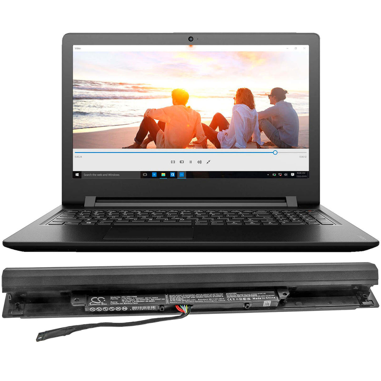10.8v, Li-ion, 4100mah, Battery Fit's Lenovo, Ideapad 110-15isk, 44.28wh Notebook, Laptop Cameron Sino Technology Limited
