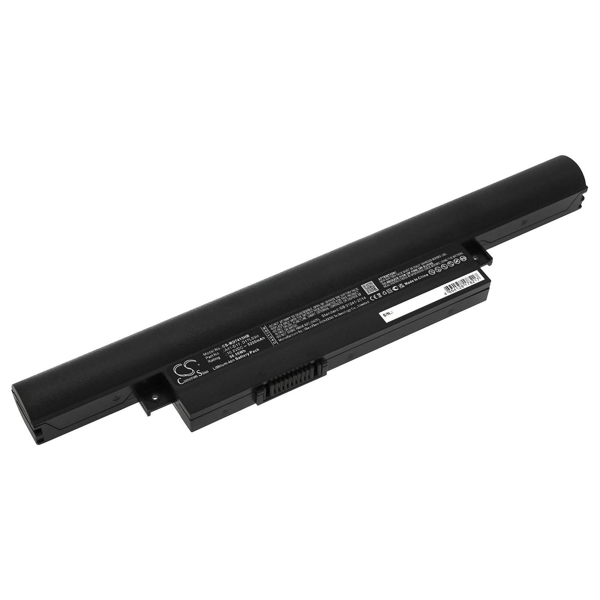 10.8v, Li-ion, 5200mah, Battery Fits Medion, 0b20-01d1000m, 40050714, 56.16wh Notebook, Laptop Cameron Sino Technology Limited