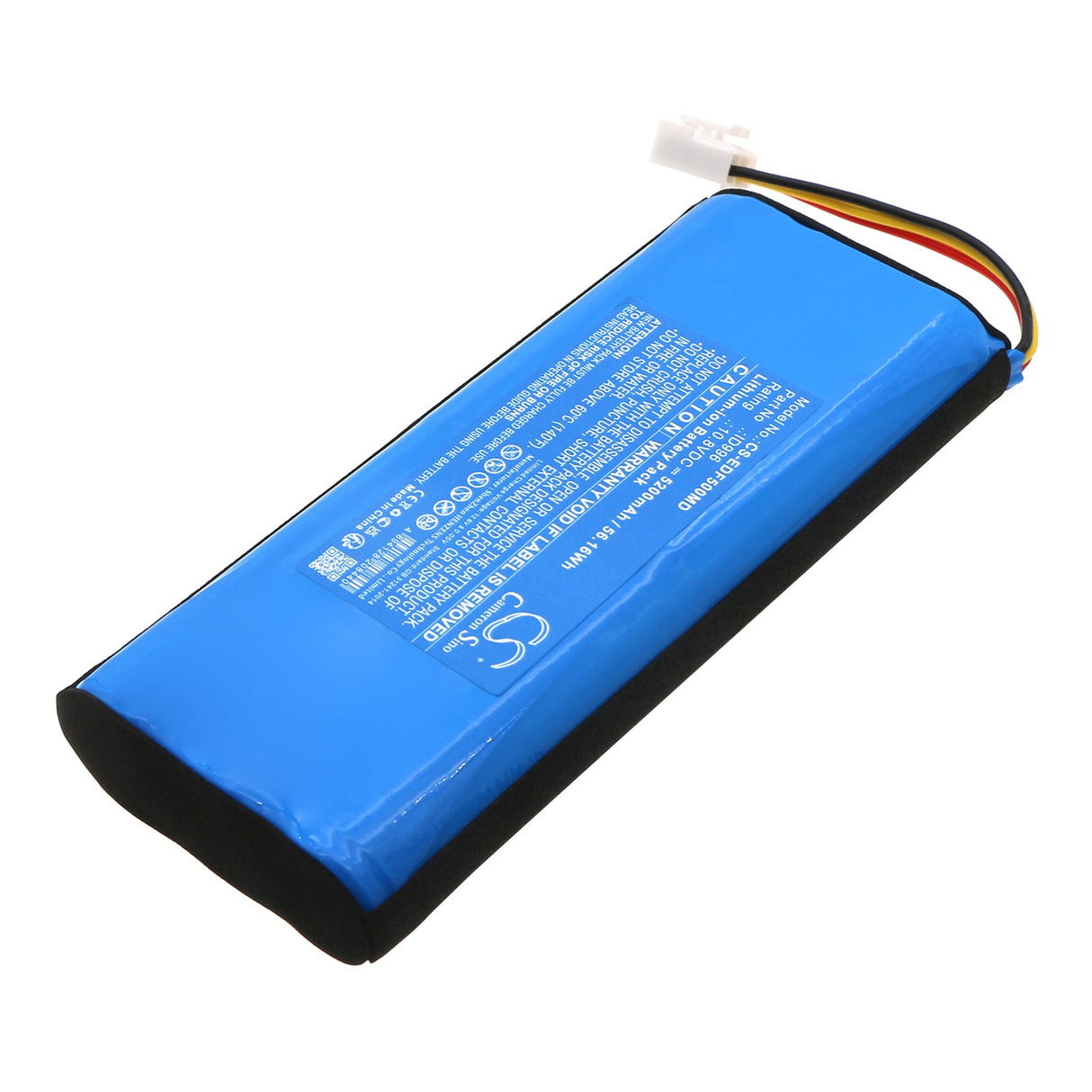 10,8V, Li-ion, 5200mAh, Batterie médicale compatible avec Edan, F15, X12, 56,16Wh Cameron Sino Technology Limited (Médical)