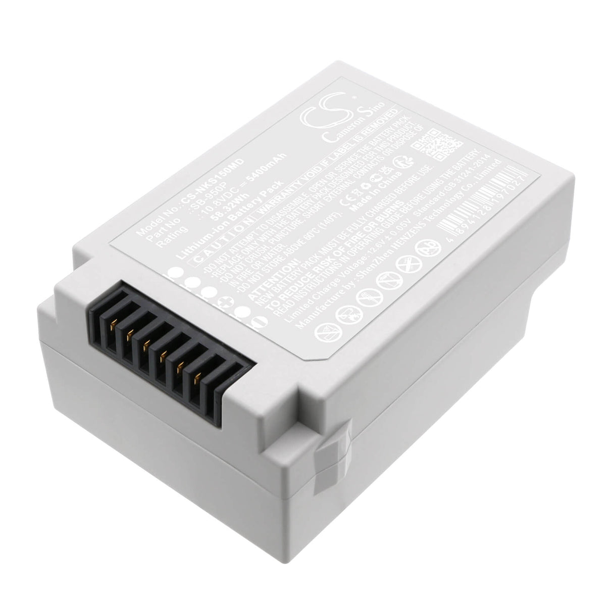 10.8v, Li-ion, 5400mah, Medical Battery Fits Nihon Kohden, Lifescope G5 Csm-1501, 58.32wh Medical Cameron Sino Technology Limited (Medical)