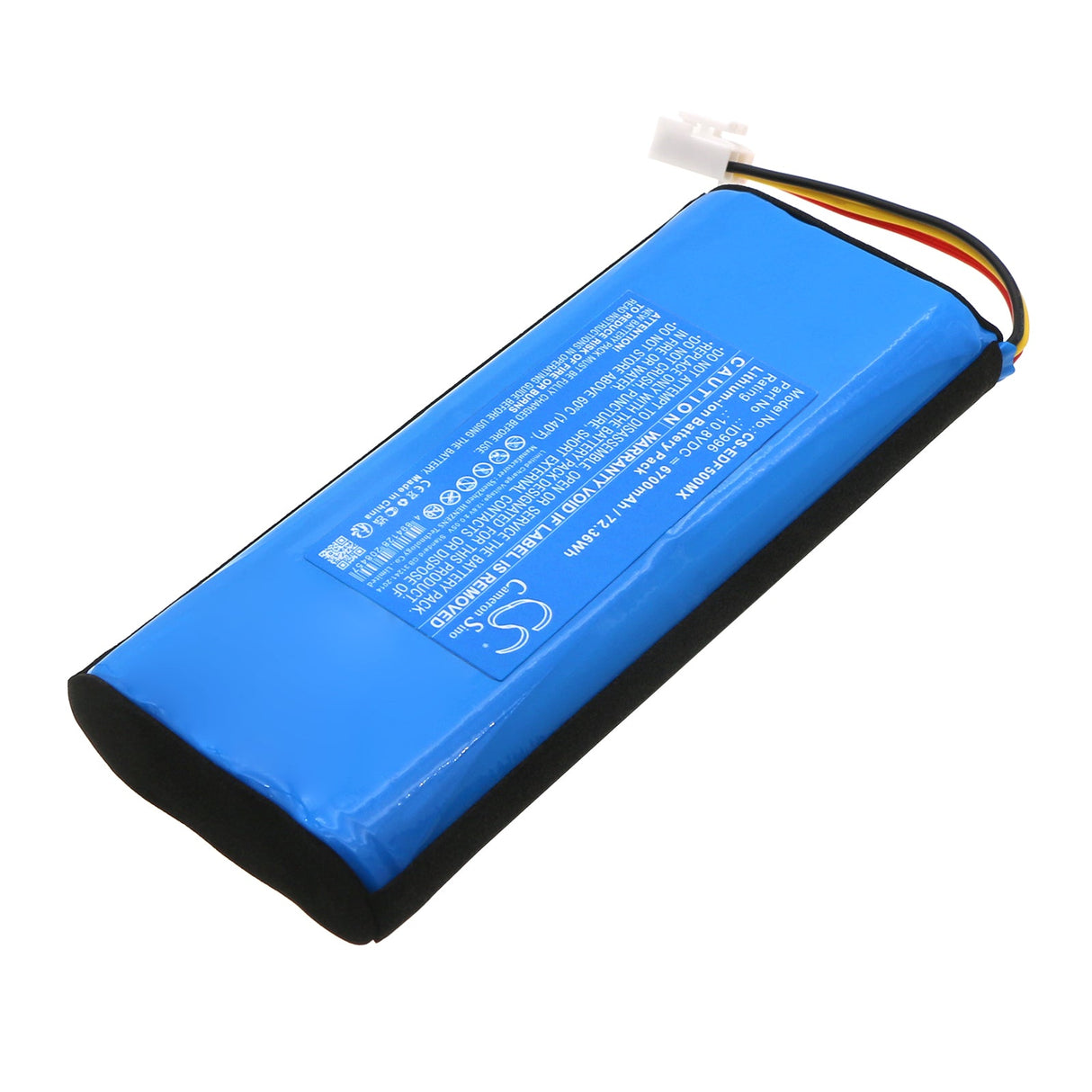 10.8V, Li-ion, 6700mAh, Batterie médicale compatible avec Edan, F15, X12, 72.36Wh Médical Cameron Sino Technology Limited (Médical)