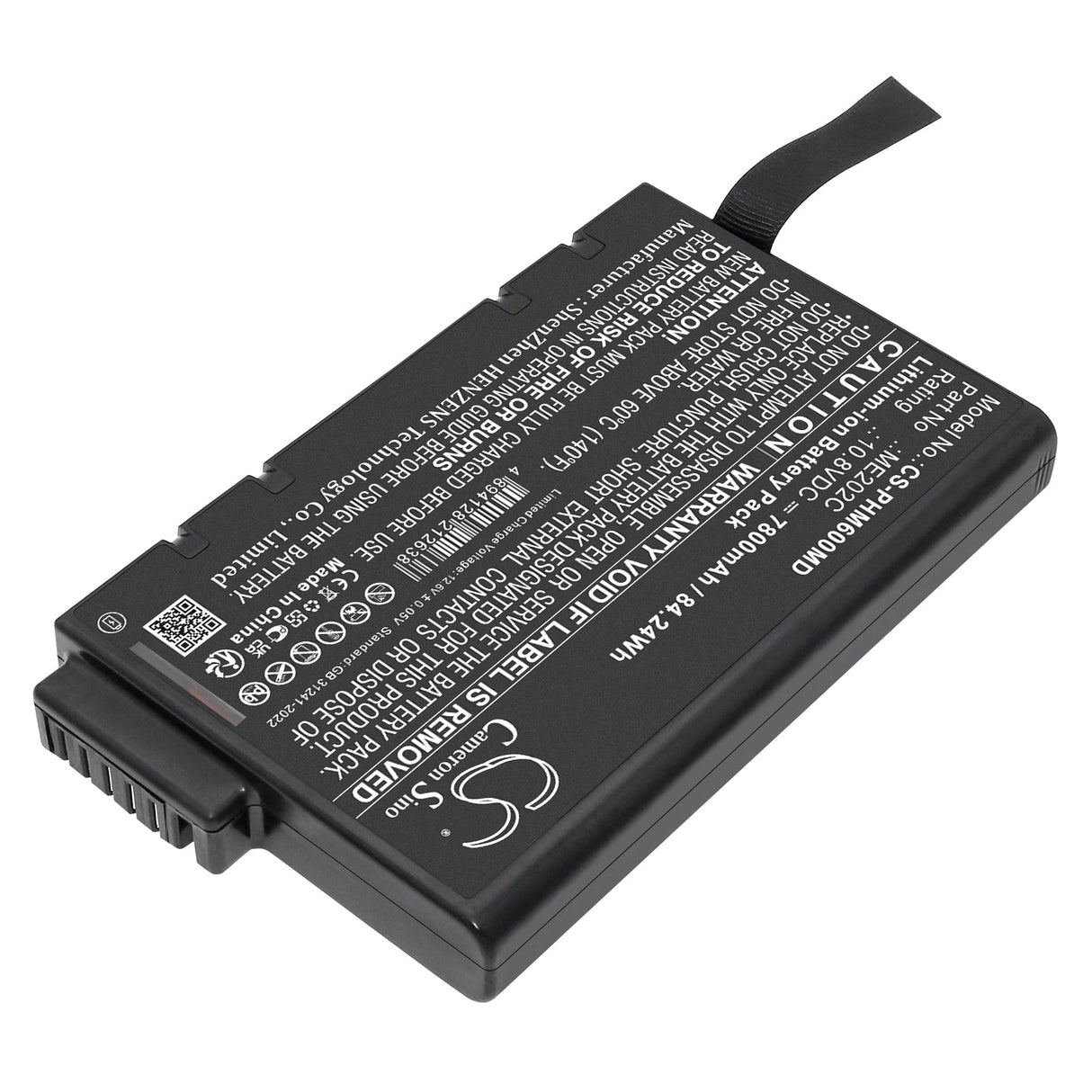 10.8V, Li-ion, 7800mAh, Medical battery fits Philips, Suresign ( 863283), Suresigns V24e, 84.24Wh Medical Cameron Sino Technology Limited (Medical)