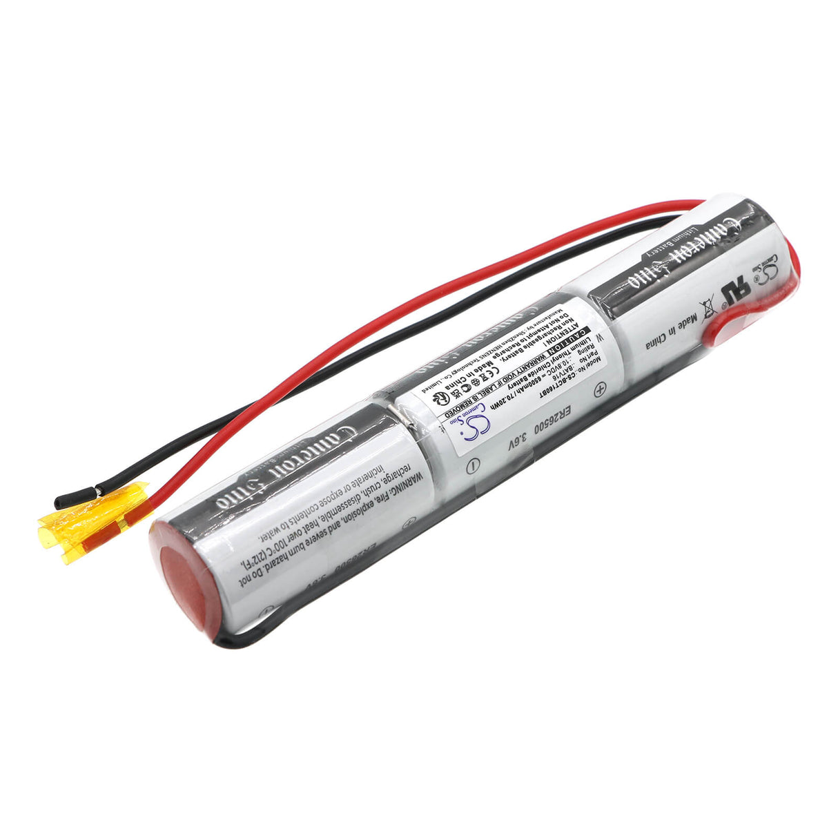 10.8v, Li-socl2, 6500mah, Alarm Battery Fits Daitem, C104 Compact, Dc643, 70.20wh Alarm System Cameron Sino Technology Limited