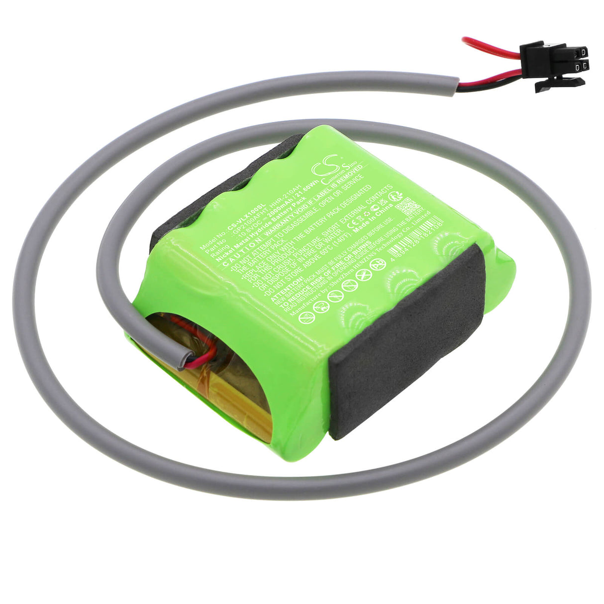 10.8V, Ni-MH, 2000mAh, Smart Home battery fits Velux, 832817, Dachfenster, Integra Solar, 21.6Wh Smart Home Cameron Sino Technology Limited