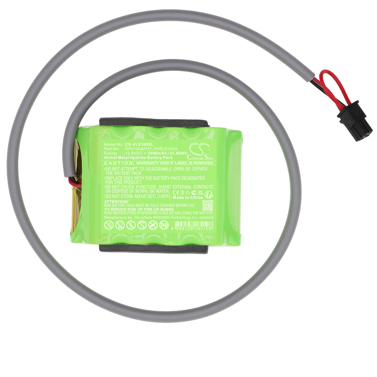 10.8V, Ni-MH, 2000mAh, Smart Home battery fits Velux, 832817, Dachfenster, Integra Solar, 21.6Wh Smart Home Cameron Sino Technology Limited
