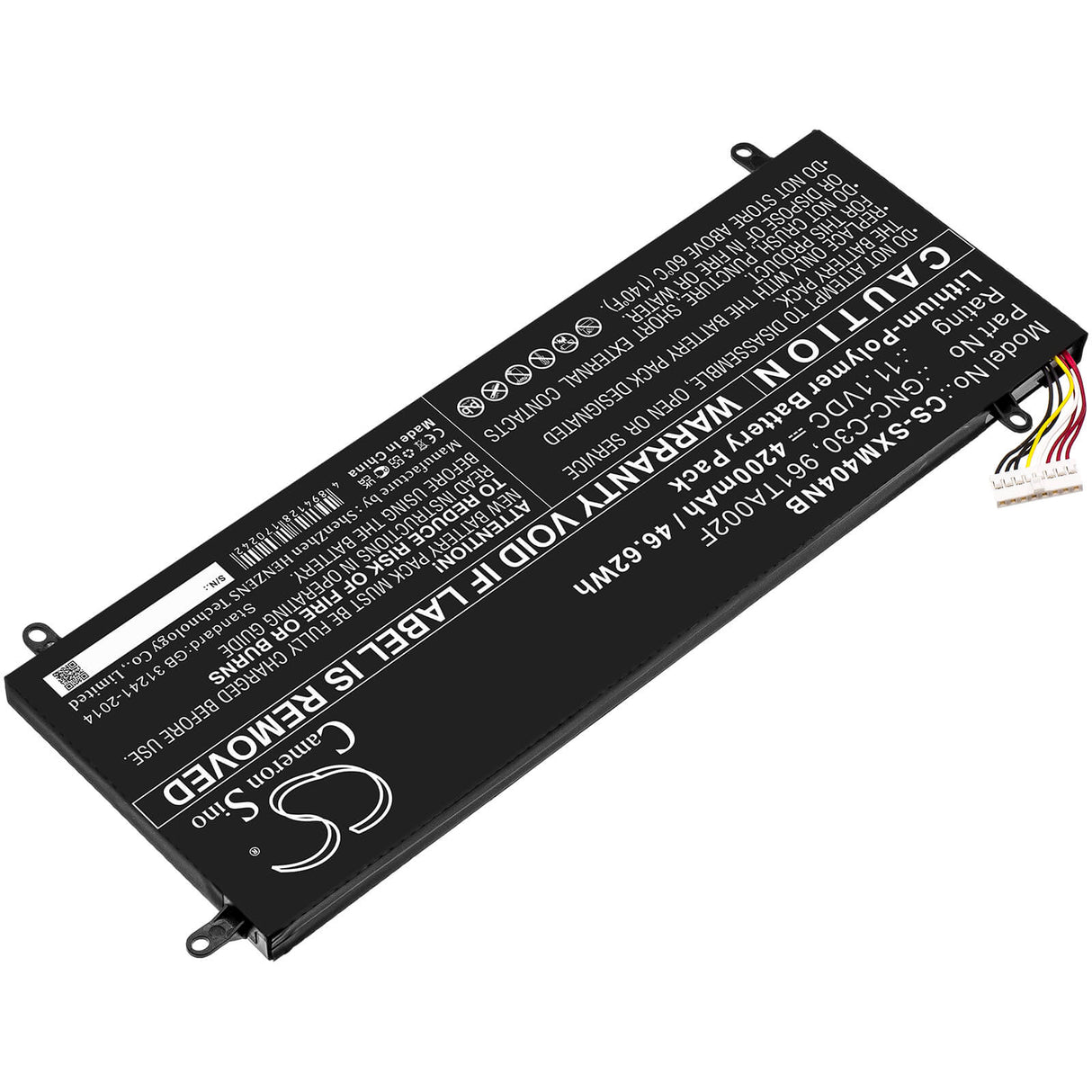 11.1v, 4200mah, Li-polymer Battery Fit's Gigabyte, P34g V1, P34g V2, P34g-cf1, 46.62wh Notebook, Laptop Cameron Sino Technology Limited