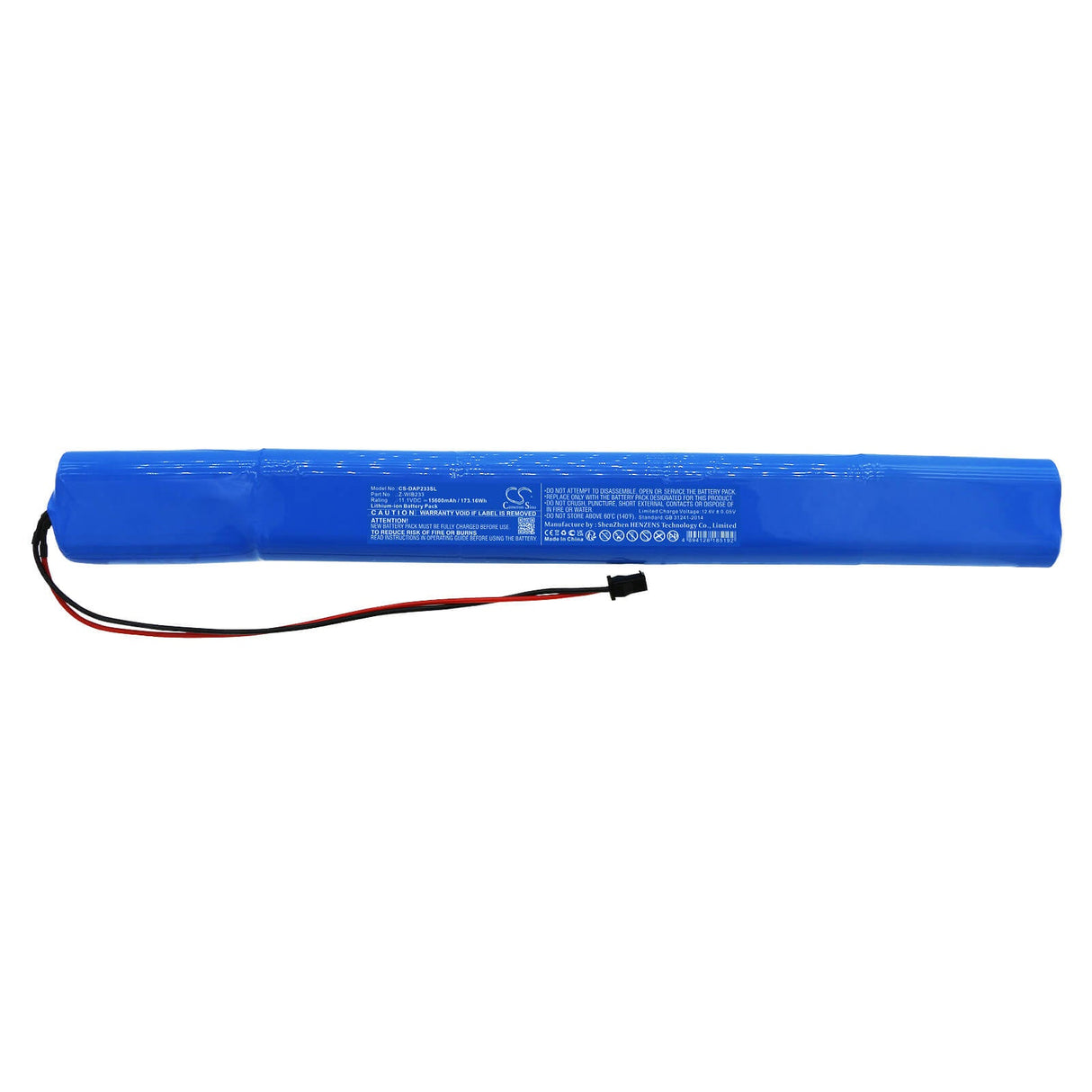 11.1V, Li-ion, 15600mAh, Batterie d'éclairage compatible avec American Dj, Z-wib233, Wifly Bar Rgba, 173.16Wh Éclairage & Studio Cameron Sino Technology Limited (Marchandises dangereuses)