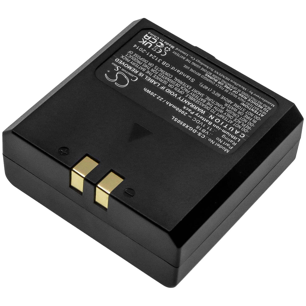 11.1V, Li-ion, 2000mAh, batterie d'éclairage stroboscopique compatible avec Flashpoint, Godox, Fplfsmzlrb, Vb-18, Zoom Li-on Flash, 22.2Wh Éclairage stroboscopique Cameron Sino Technology Limited