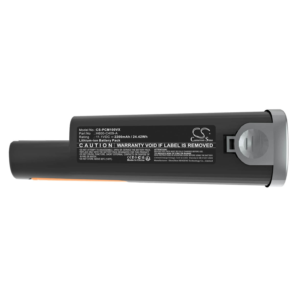 11.1V, Li-ion, 2200mAh, Vacuum battery fits Proscenic, S1, S1 Handheld Vacuum, 24.42Wh Vacuum Cameron Sino Technology Limited