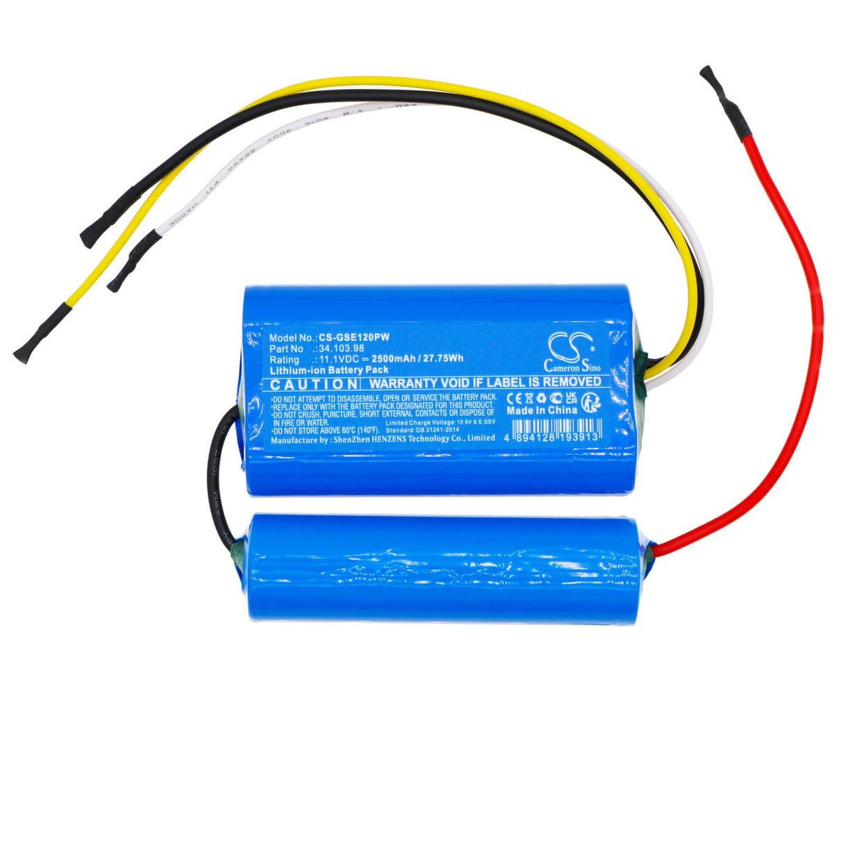 11.1V, Li-ion, 2500mAh, Gardening Tools battery fits Gardol, 34.103.98, 11015, 34.103.98, 27.75Wh Gardening Tools Cameron Sino Technology Limited (Power Tools)