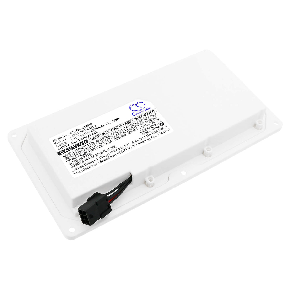 11.1v, Li-ion, 2500mah, Medical Battery Fits Phillips Mobile diagnost Wdr, 27.75wh Medical Cameron Sino Technology Limited (Medical)