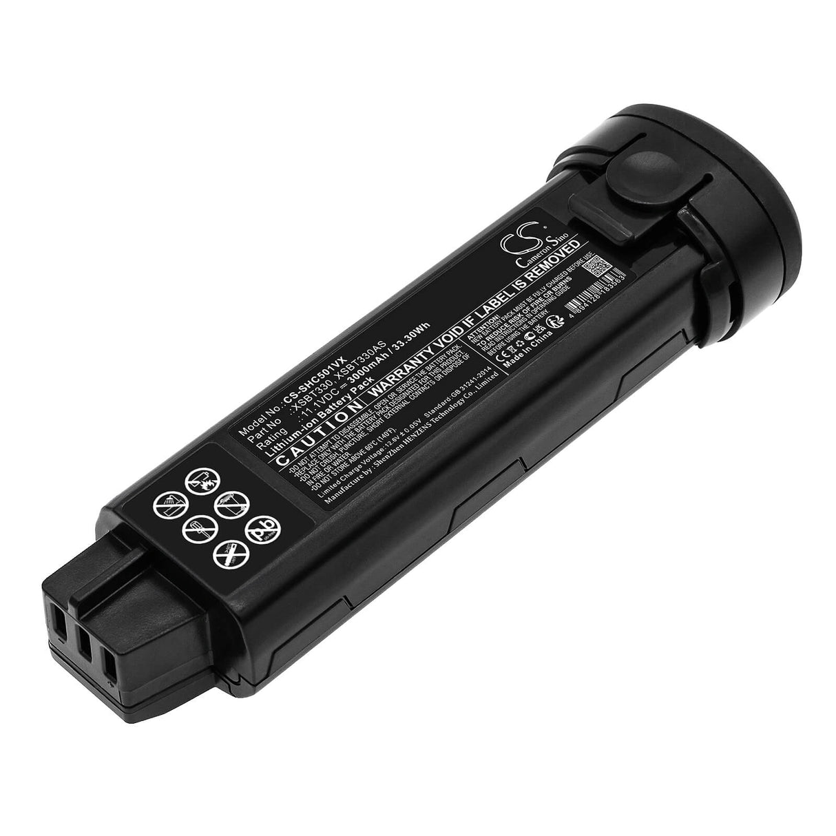 11.1V, Li-ion, 3000mAh, Vacuum battery fits Shark, Evopower System Flex Cs200j, Evopower System Flex Cs401j, Evopower System Flex Cs501j, 33.30Wh Vacuum Cameron Sino Technology Limited