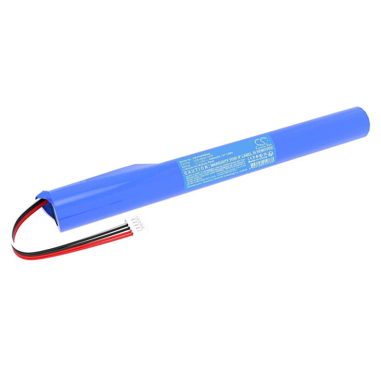 11.1V, Li-ion, 3400mAh, Batterie de haut-parleur compatible avec Philips, Fidelio P9, P9blk/98, 37.74Wh Haut-parleur Cameron Sino Technology Limited