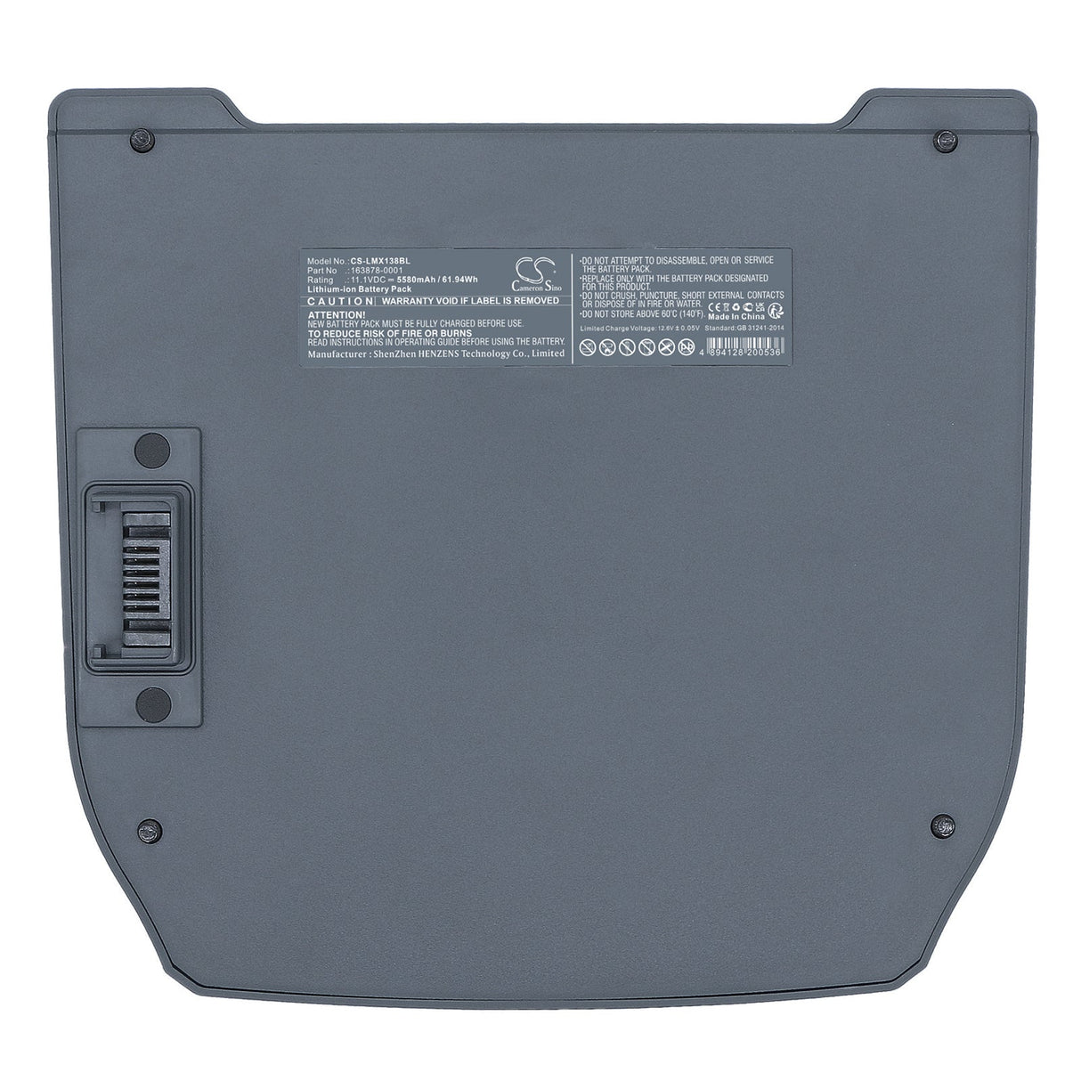 11.1V, Li-ion, 5580mAh, Barcode Scanner Battery fits Lxe, Marathon Data Terminal, 61.94Wh Barcode Scanner Cameron Sino Technology Limited