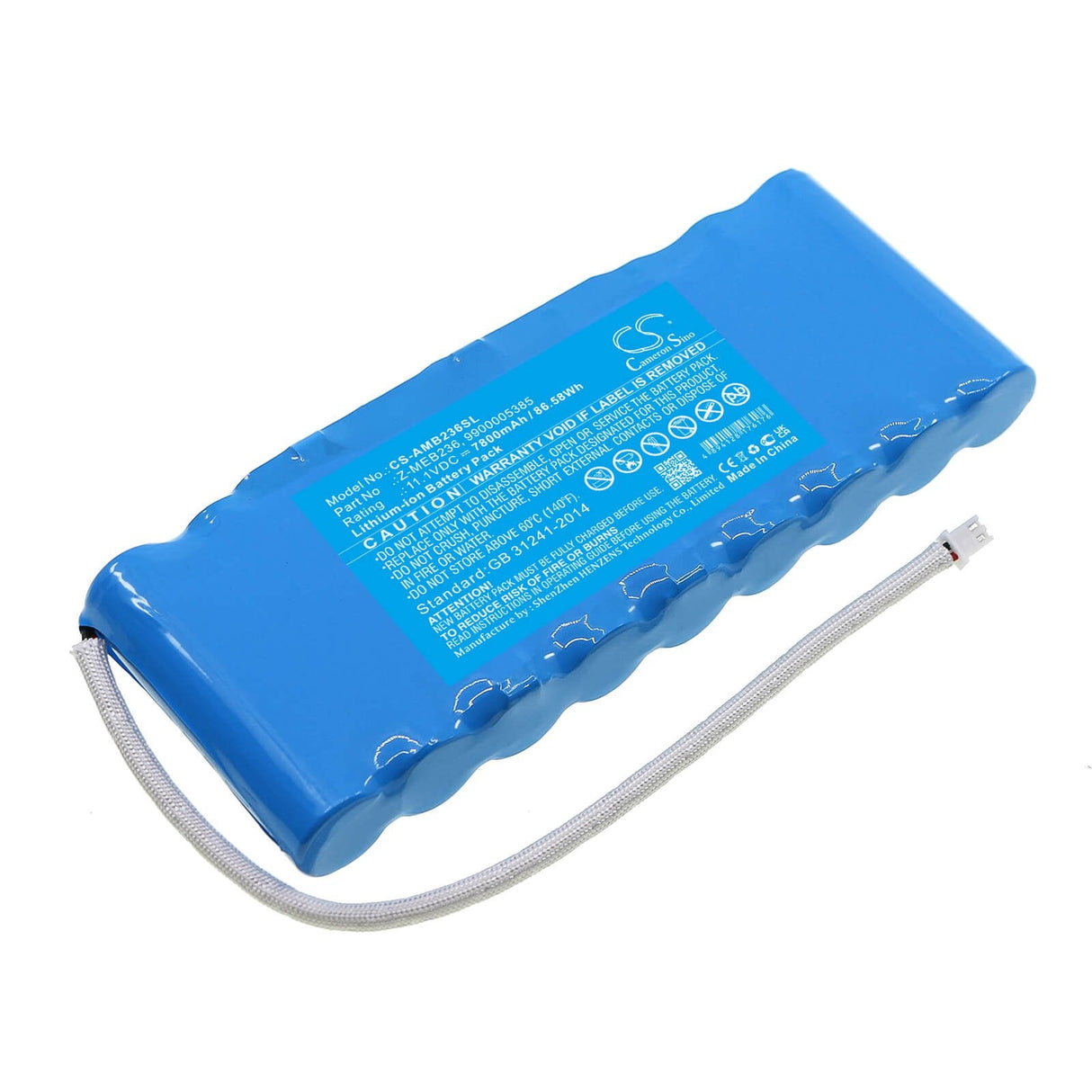 11.1V, Li-ion, 7800mAh, Lighting battery fits American Dj, 9900005385, Jelly Go Par64 Rgba, Mega Go Par64 Rgba, 86.58Wh Lighting & Studio Cameron Sino Technology Limited