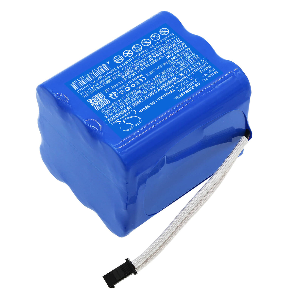 11.1V, Li-ion, 7800mAh, Lighting battery fits American Dj, Z-meg456, Mega Qplus Go, 86.58Wh Lighting & Studio Cameron Sino Technology Limited