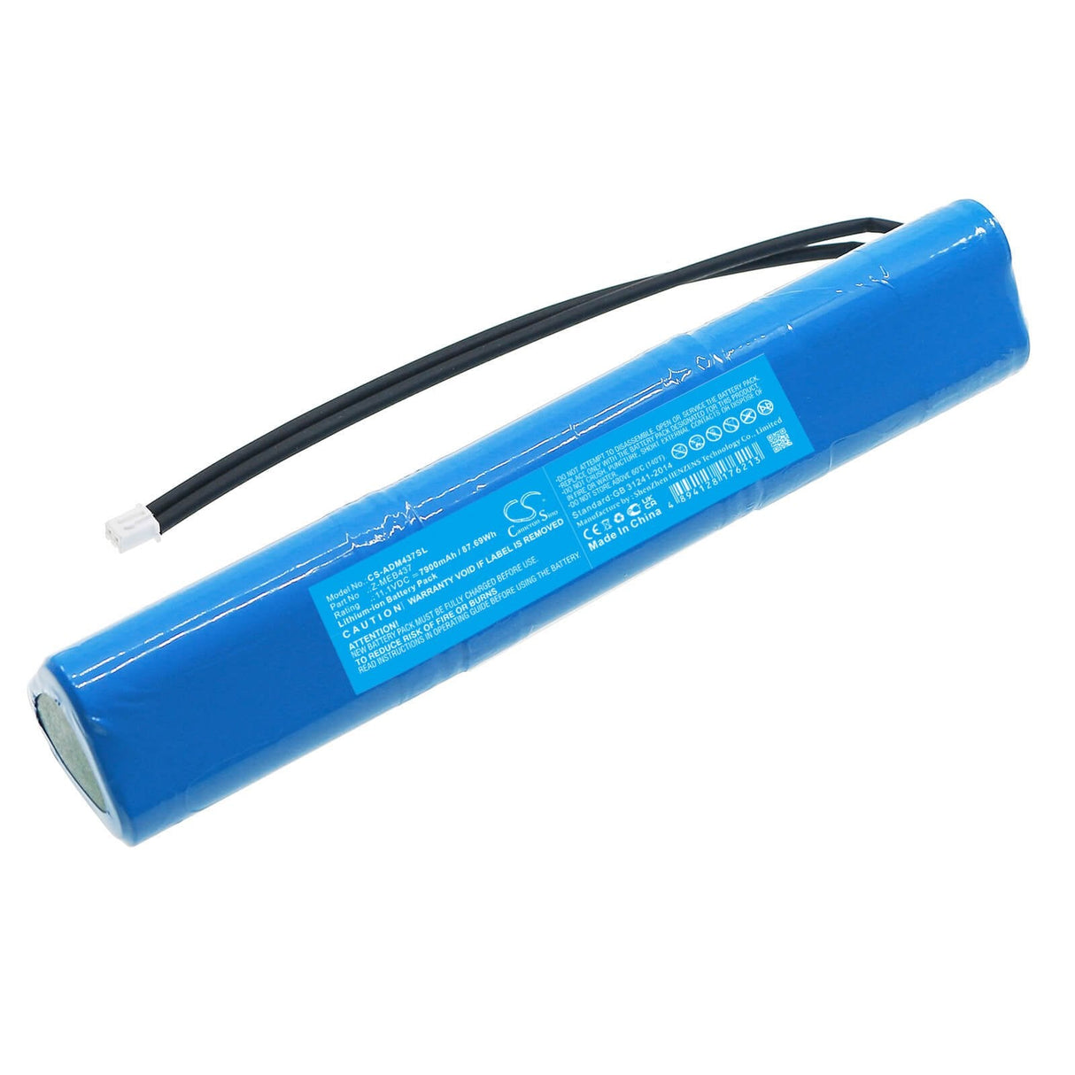 11.1V, Li-ion, 7900mAh, Lighting battery fits American Dj, Z-meb437, Mega Go Bar 50 Rgba, 87.69Wh Lighting & Studio Cameron Sino Technology Limited