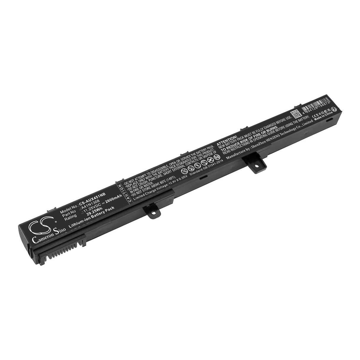 11.25v, Li-ion, 2600mah, Battery Fits Asus, 90nb0341-m00910, A41, 29.25wh Notebook, Laptop Cameron Sino Technology Limited