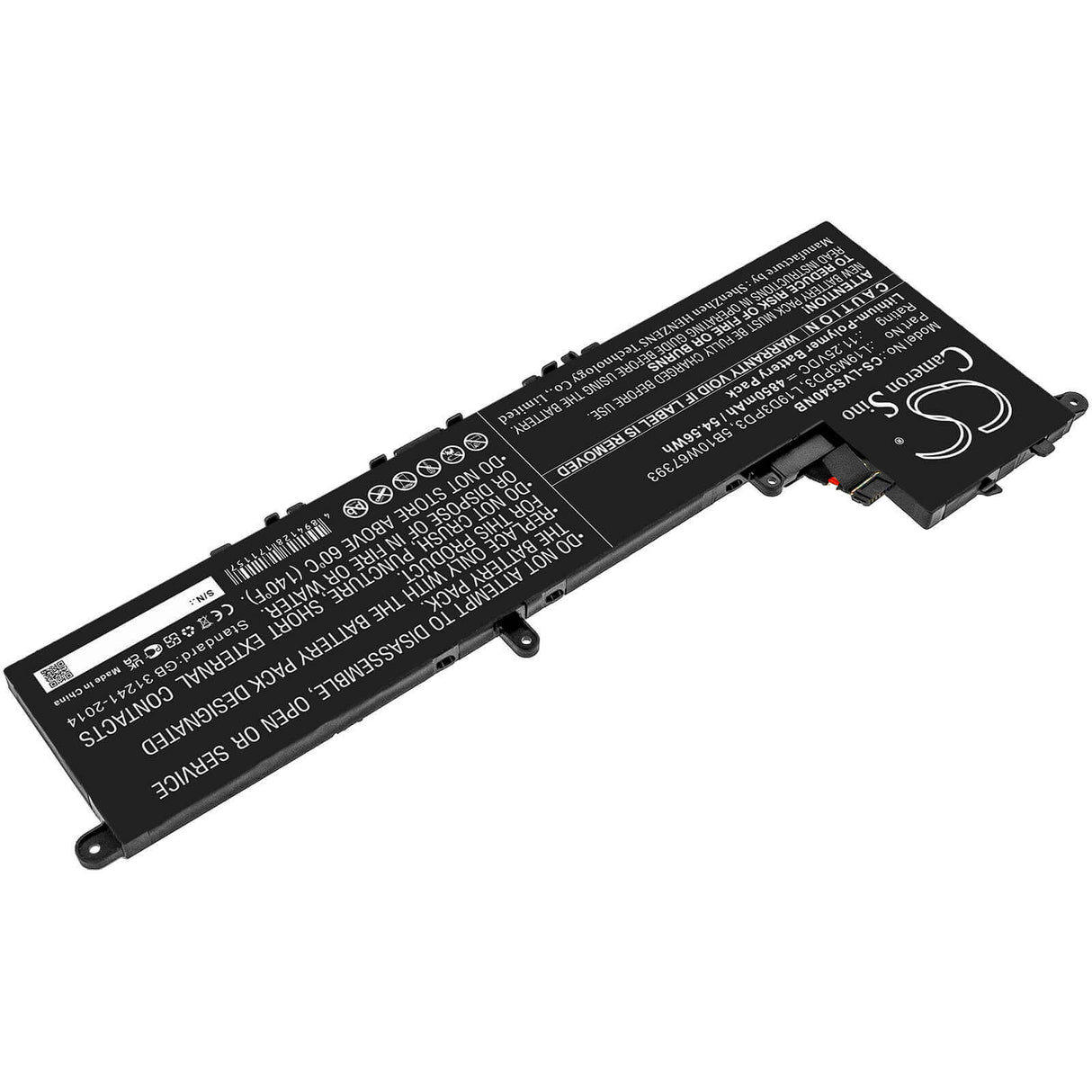 11.25v, Li-polymer, 4850mah, Battery Fit's Lenovo, Ideapad S540 13are, Ideapad S540 13iml, Ideapad S540-13, 54.56wh Notebook, Laptop Cameron Sino Technology Limited