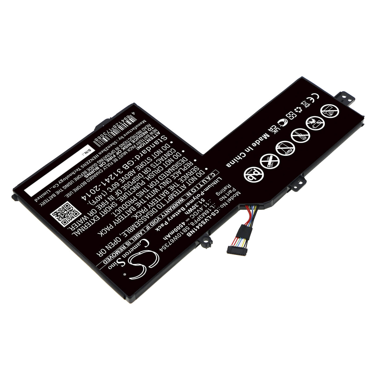 11.4v, 4500mah, Li-ion Battery Fit's Lenovo, Ideapad S540 15, Ideapad S540-15iml, 51.30wh Notebook, Laptop Cameron Sino Technology Limited