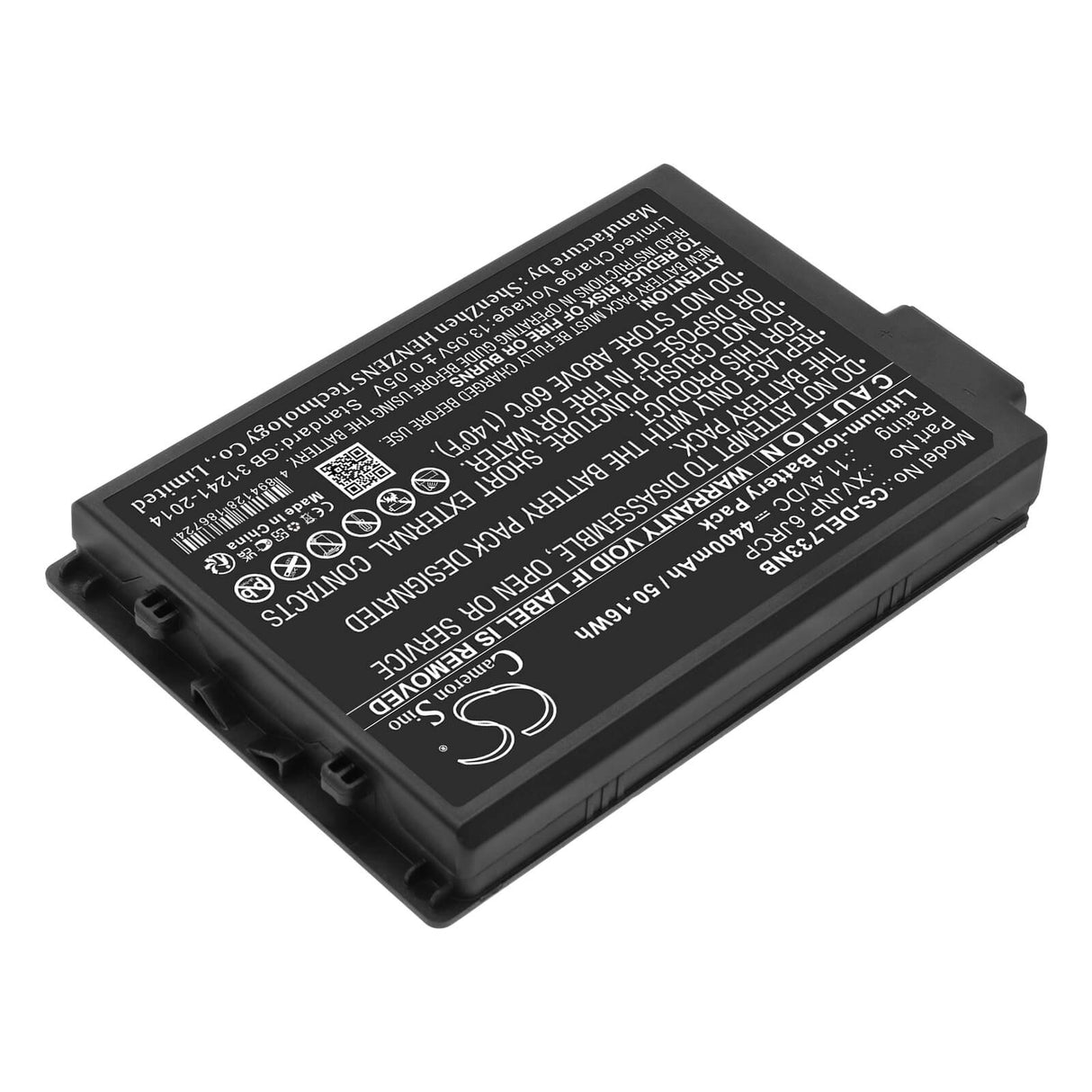 11.4v, Li-ion, 4400mah, Battery Fits Dell, Latitude 5430 Rugged, Latitude 7330 Rugged, 50.16wh Notebook, Laptop Cameron Sino Technology Limited