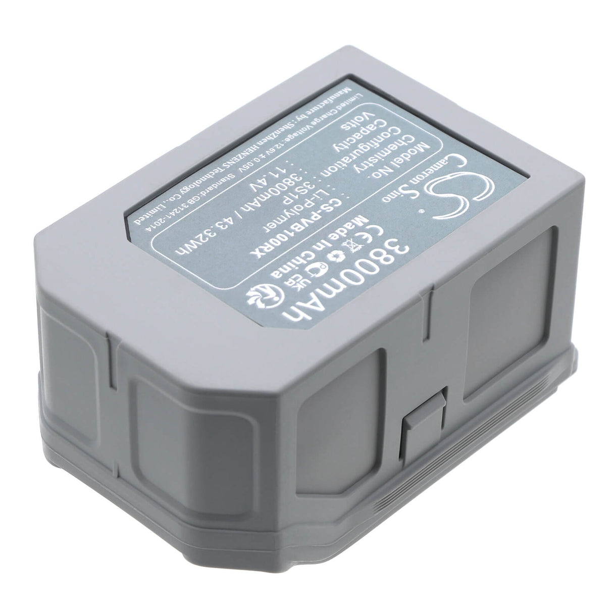 11.4V, Li-Polymer, 3800mAh, Drones battery fits Powervision, Pemib10, Poweregg X, 43.32Wh Drones Cameron Sino Technology Limited