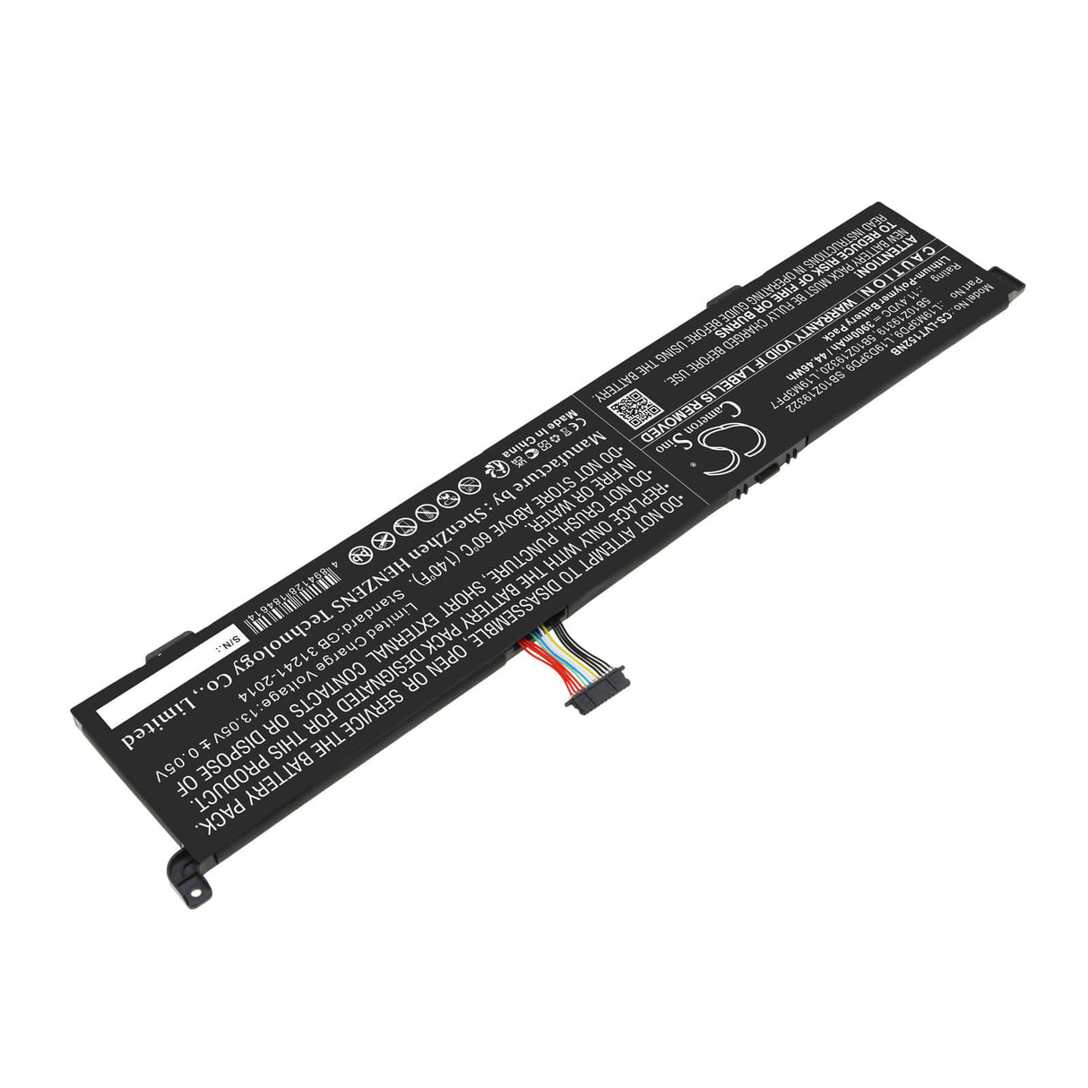 11.4v, Li-polymer, 3900mah, Battery Fits Lenovo, Thinkbook 15p 20v30006fe, 44.46wh Notebook, Laptop Cameron Sino Technology Limited