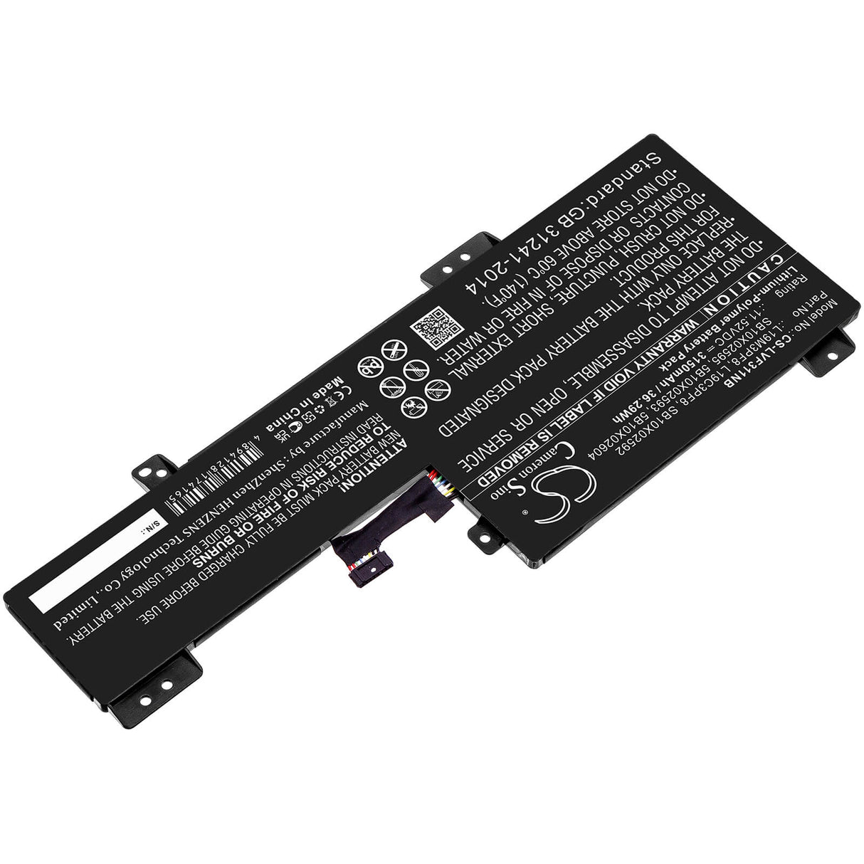 11.52v, 3150mah, Li-polymer Battery Fit's Lenovo, Flex 3-11igl05 82b2000xau, Flex 3-11igl05 82b2000yau, 36.29wh Notebook, Laptop Cameron Sino Technology Limited