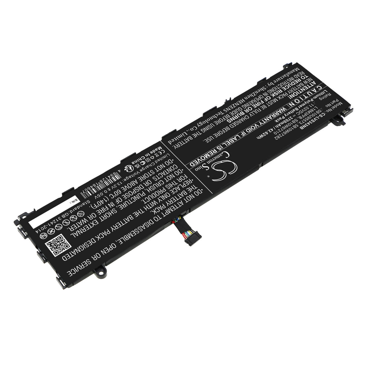 11.52v, Li-polymer, 3700mah, Battery Fits Lenovo, Ideapad S340-13iml, Ideapad S340-13iml(81um000pjp), 42.62wh Notebook, Laptop Cameron Sino Technology Limited