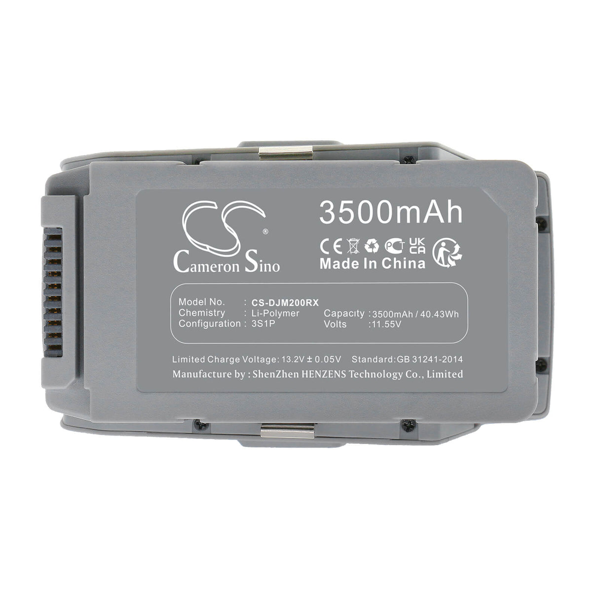 11.55V, Li-Polymer, 3500mAh, Drones battery fits Dji, Pb2, Air 2s, Mavic Air 2, 40.43Wh Drones Cameron Sino Technology Limited