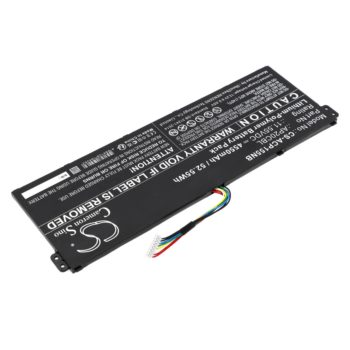 11.55v, Li-polymer, 4550mah, Battery Fits Acer, Aspie Vero Av15-51-31uk, Aspire 5 A515-45g-r00a, 52.55wh Notebook, Laptop Cameron Sino Technology Limited