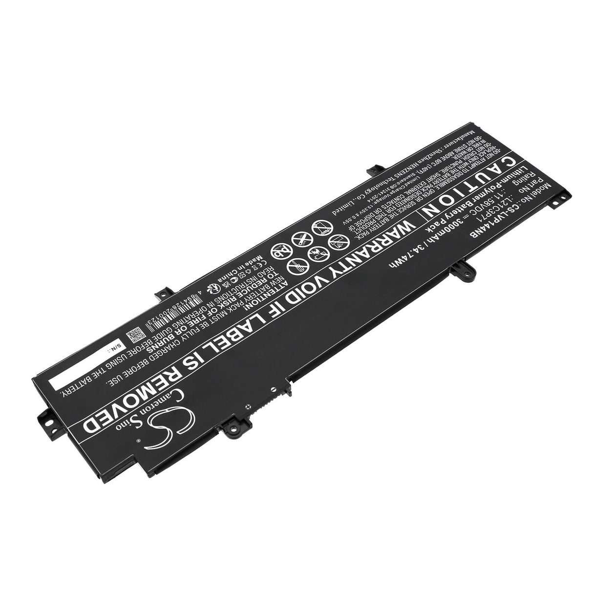 11.58V, Li-Polymer, 3000mAh, Battery fits Lenovo, Thinkpad P14s Gen3, Thinkpad T14 Gen3, 34.74Wh Notebook, Laptop Cameron Sino Technology Limited