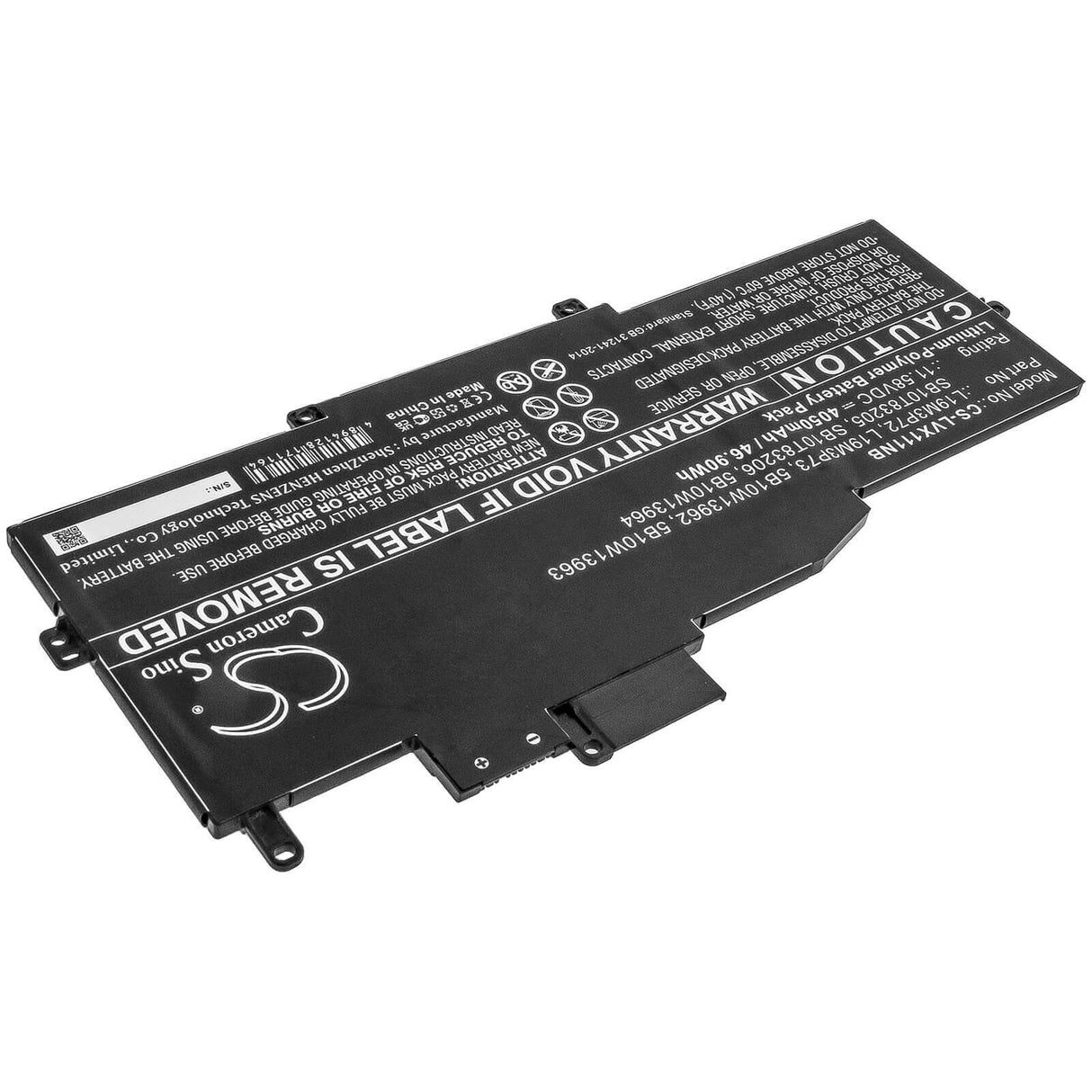 11.58v, Li-polymer, 4050mah, Battery Fit's Lenovo, Thinkpad X1 Nano, 46.90wh Notebook, Laptop Cameron Sino Technology Limited
