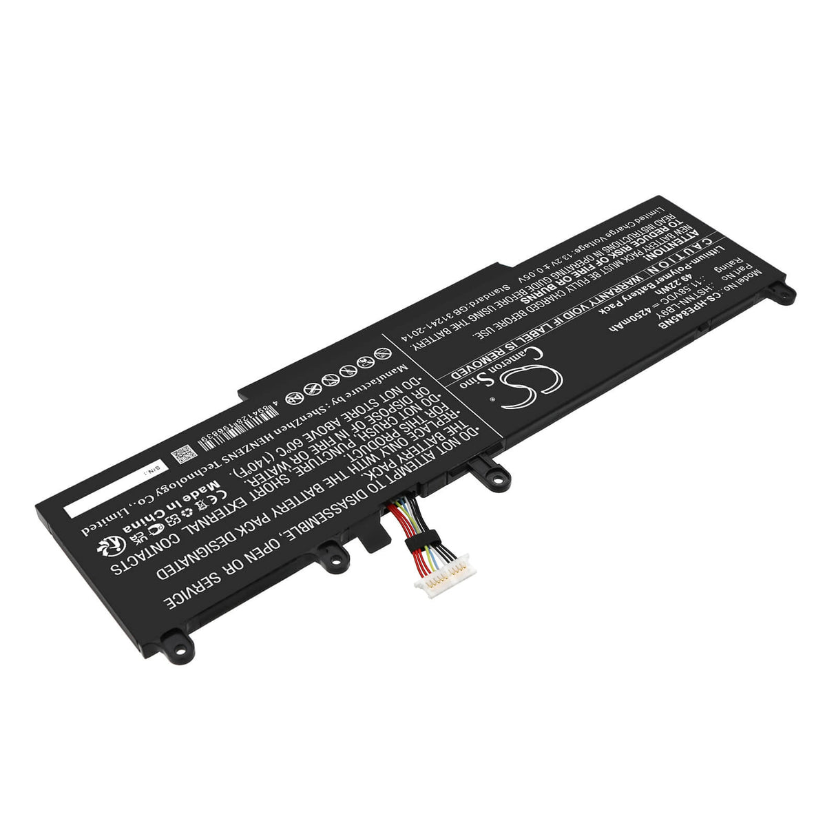 11.58v, Li-polymère, 4250mah, Batterie Compatible avec Hp, Elitebook 1040 G9 4b923av, Elitebook 1040 G9 4b925av, 49.22wh Ordinateur Portable, Laptop Cameron Sino Technology Limited
