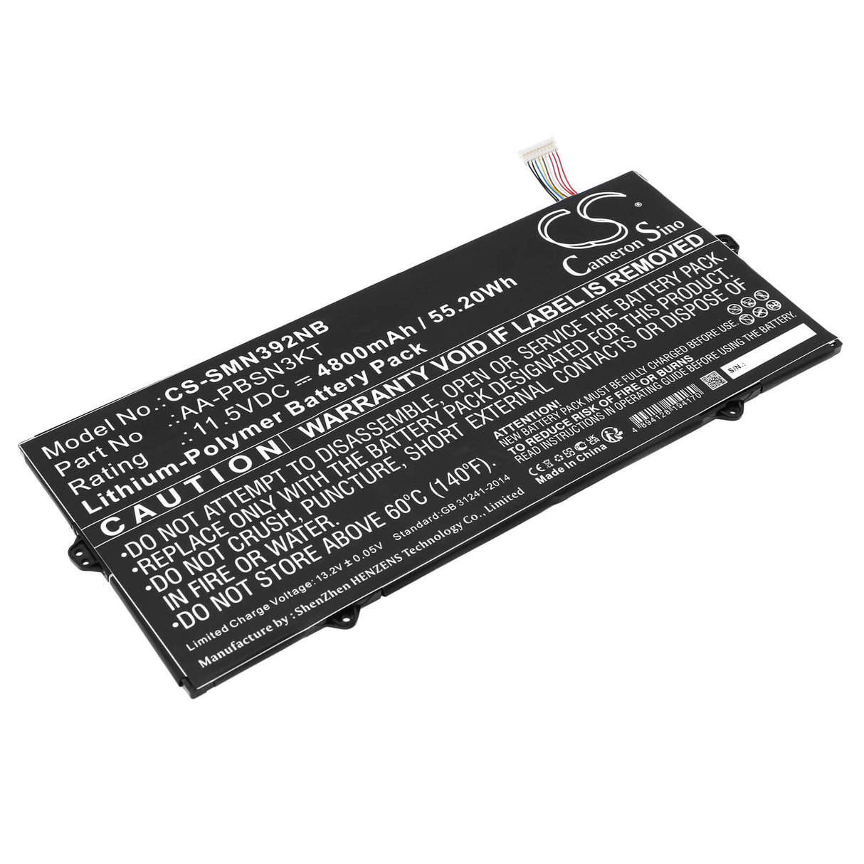 11.5v, Li-polymer, 4800mah, Battery Fits Samsung, 730mbe, Notebook 7 Np730xbe, 55.20wh Notebook, Laptop Cameron Sino Technology Limited