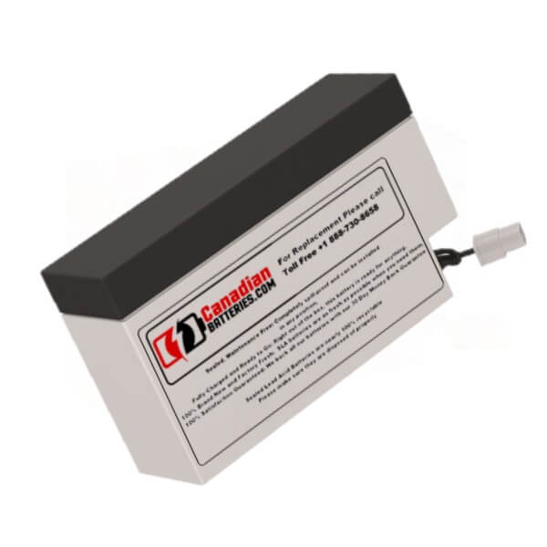 12 Volt 0.8 Amp Hour Replacement Alarm Battery Sealed Lead Acid BB Generic