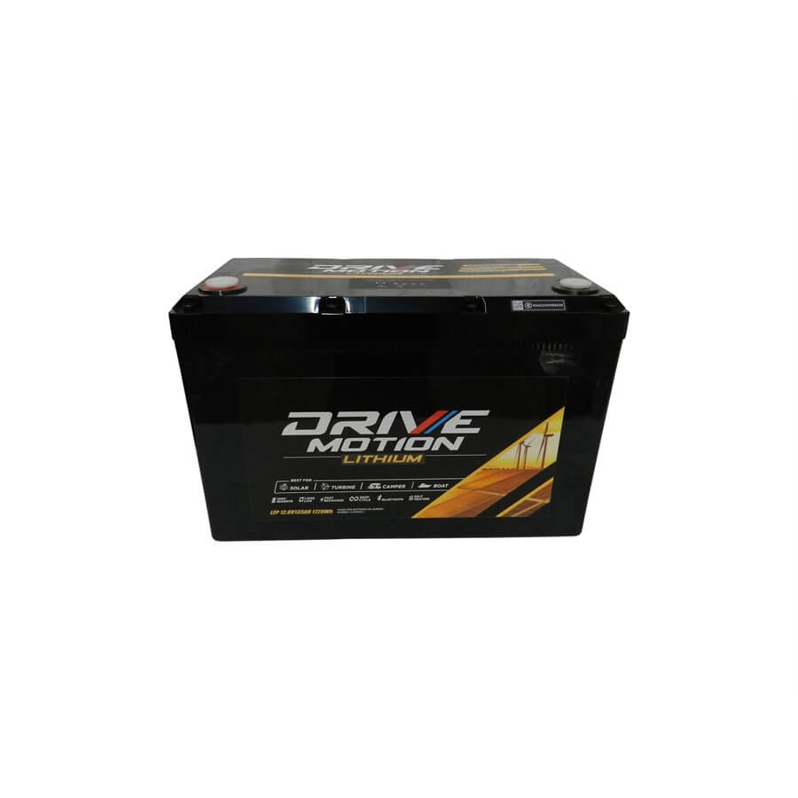 12 Volt 135Ah LifePo4, Group 31, F13 terminals Lithium Battery Sealed Lead Acid (Special) DriveMotion
