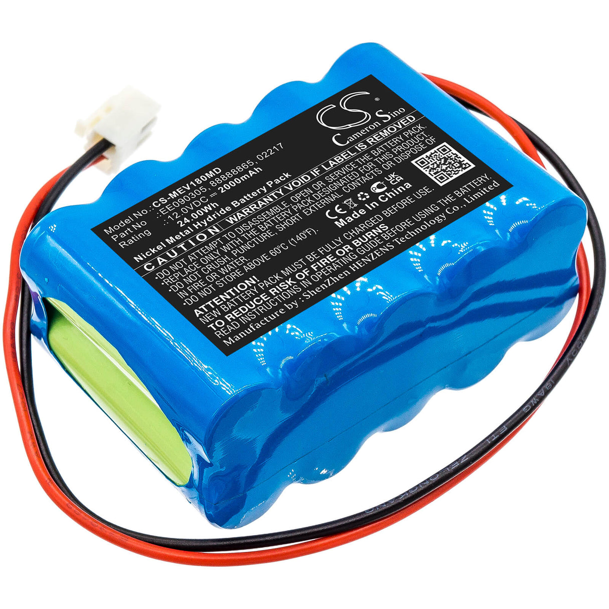 12.0V, Ni-MH, 2000mAh, Medical battery fits Medela, 2217, 18 Pump, Suction Unit Vario, 24.00Wh Medical Cameron Sino Technology Limited (Medical)
