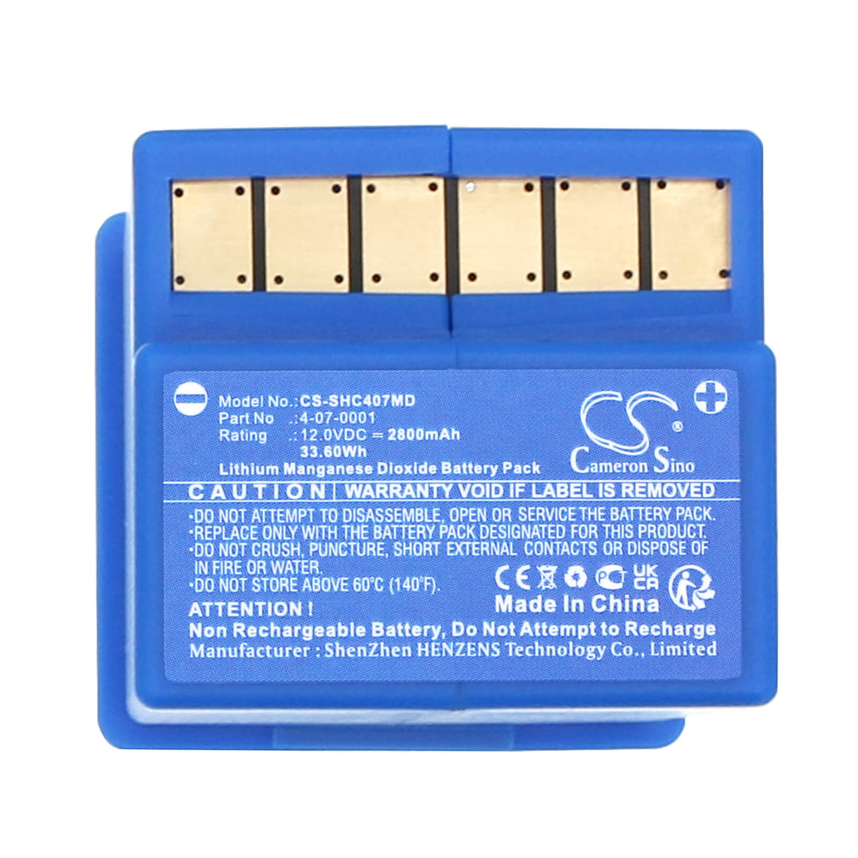 12.0v, Li-mno2, 2800mah, Schiller medical battery Fits Fred Easy, Fred Easy Life, 33.60wh Medical Cameron Sino Technology Limited (Medical)