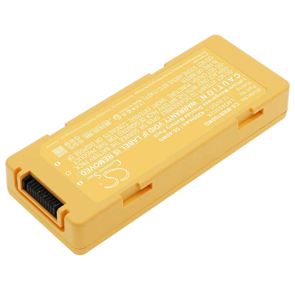 12.0V, Li-MnO2, 4200mAh, Medical battery fits Mindray, Lm34s002a, Beneheart C, Beneheart C1, 50.40Wh Medical Cameron Sino Technology Limited (Medical)