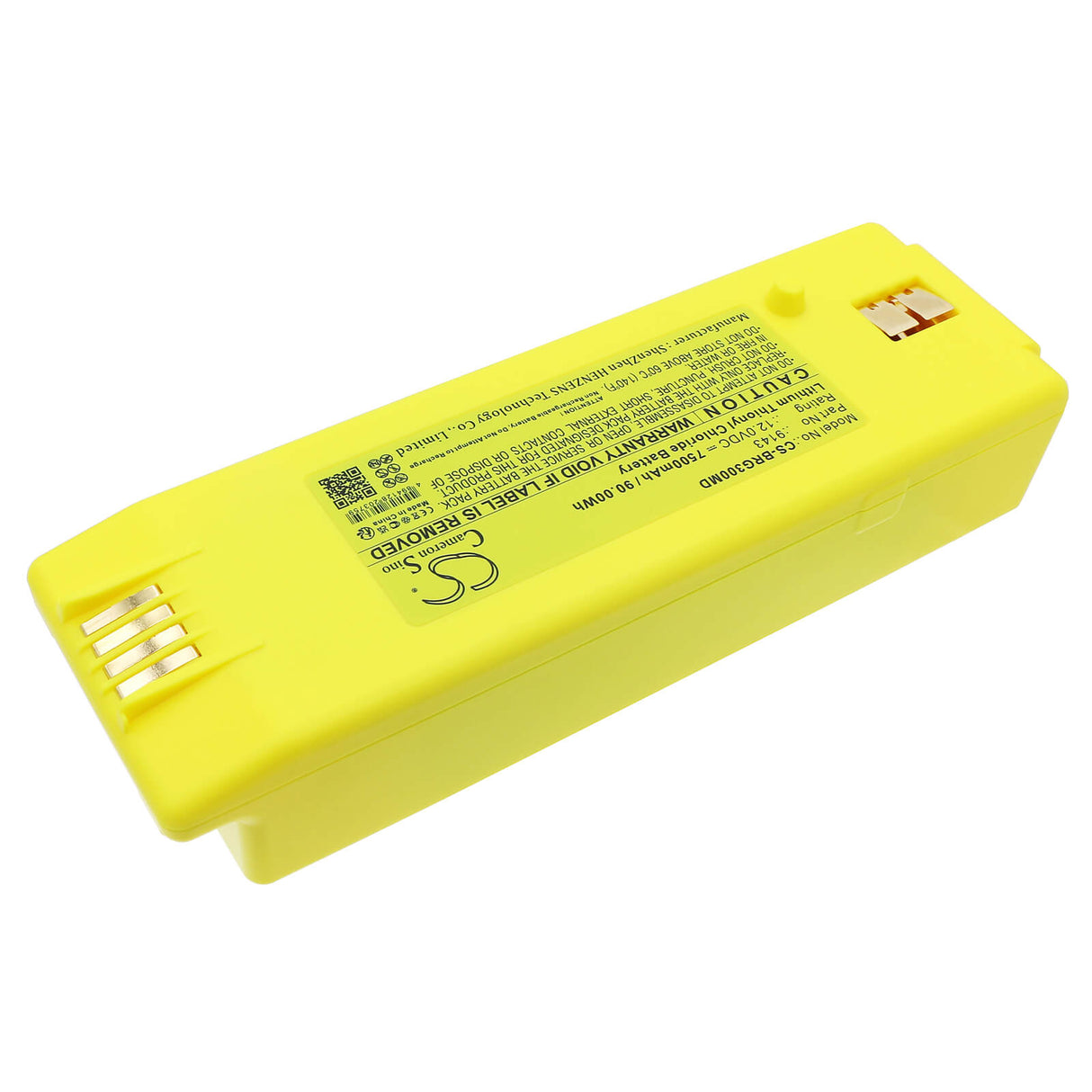 12.0V, Li-SOCl2, 7500mAh, Medical battery fits Cardiac Science, 9143, 9142, 9143, 90.00Wh Medical Cameron Sino Technology Limited (Medical)