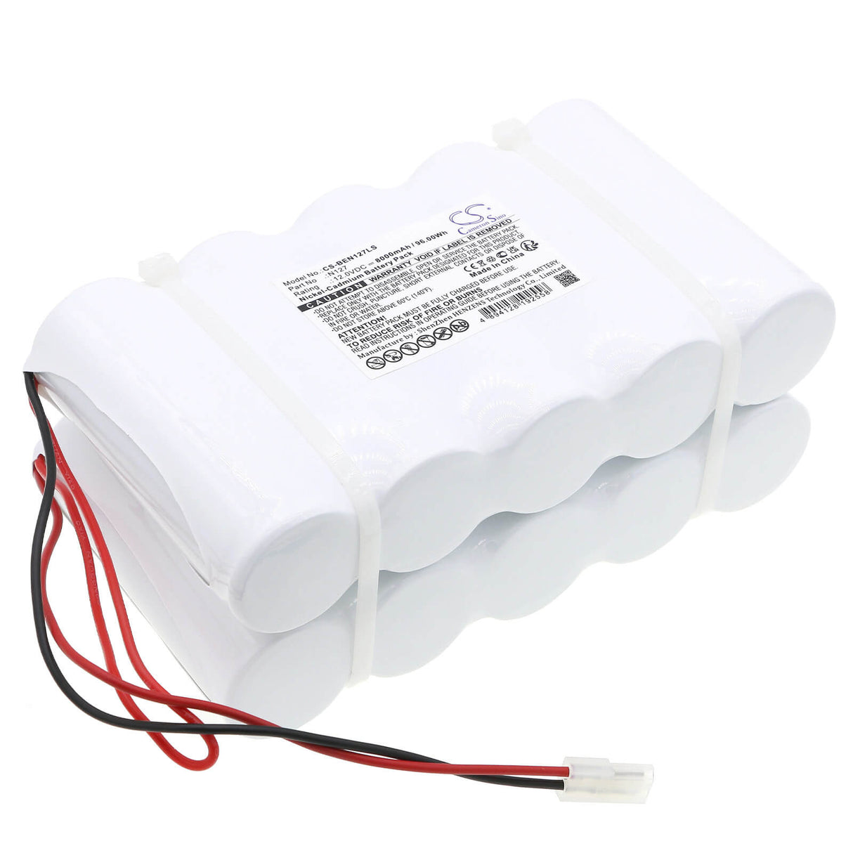 12.0V, Ni-CD, 8000mAh, Emergency Lighting battery fits Big Beam, 126-0874gr, 2se12n7, H2se12n7, 96.00Wh Emergency Lighting Cameron Sino Technology Limited