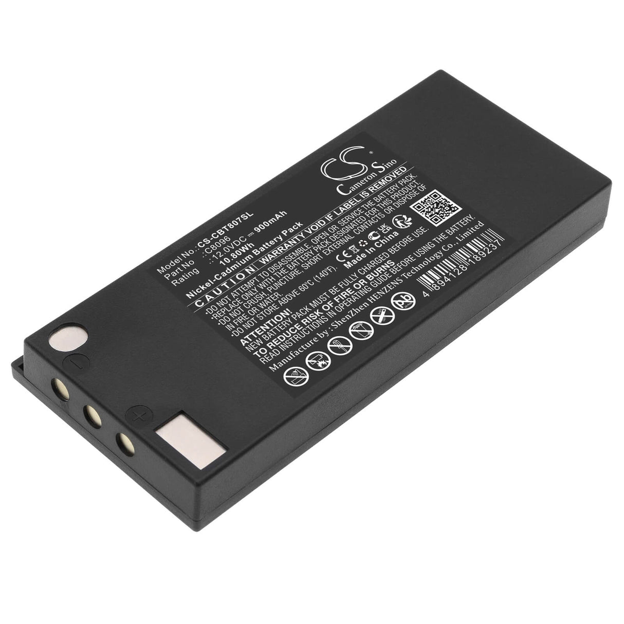 12.0v, Ni-cd, 900mah, Crane Remote Battery Fits Cattron Theimeg, 7700t15, T01, 10.80wh Crane Remote Control Cameron Sino Technology Limited