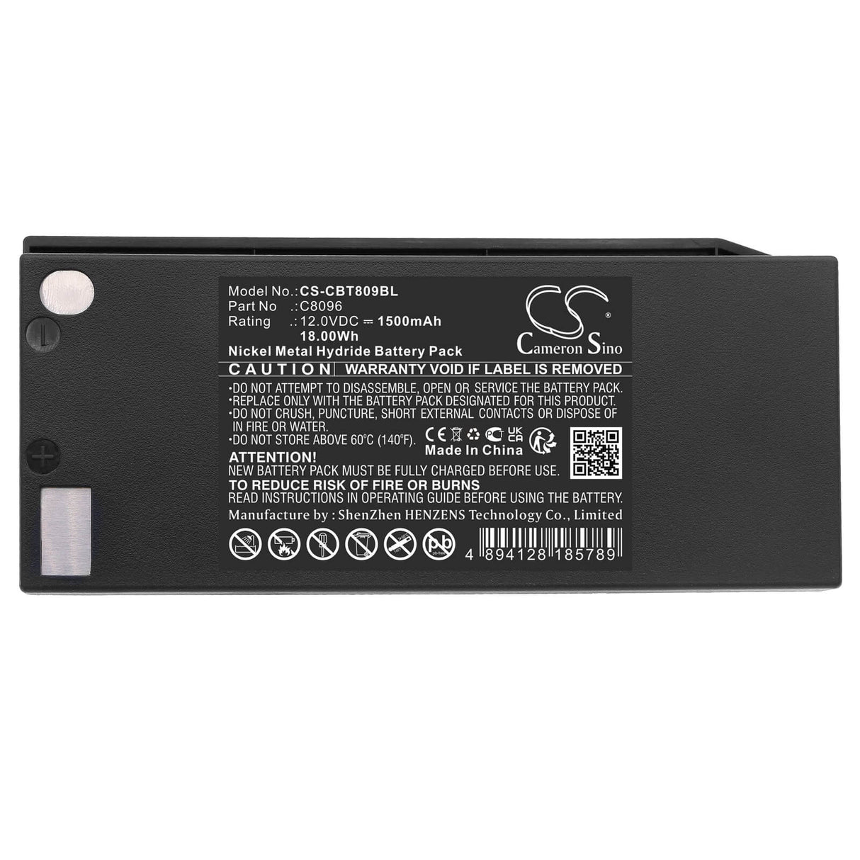 12.0v, Ni-mh, 1500mah, Crane Remote Battery Fits Cattron Theimeg, 7700t15, T01, 18.00wh Crane Remote Control Cameron Sino Technology Limited