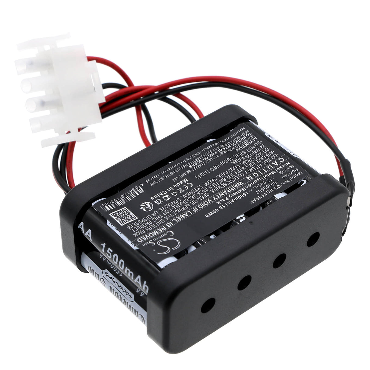 12,0v, Ni-mh, 1500mah, Batterie de porte automatique compatible avec Record, Sta15, 18,00wh Portes Automatiques Cameron Sino Technology Limited
