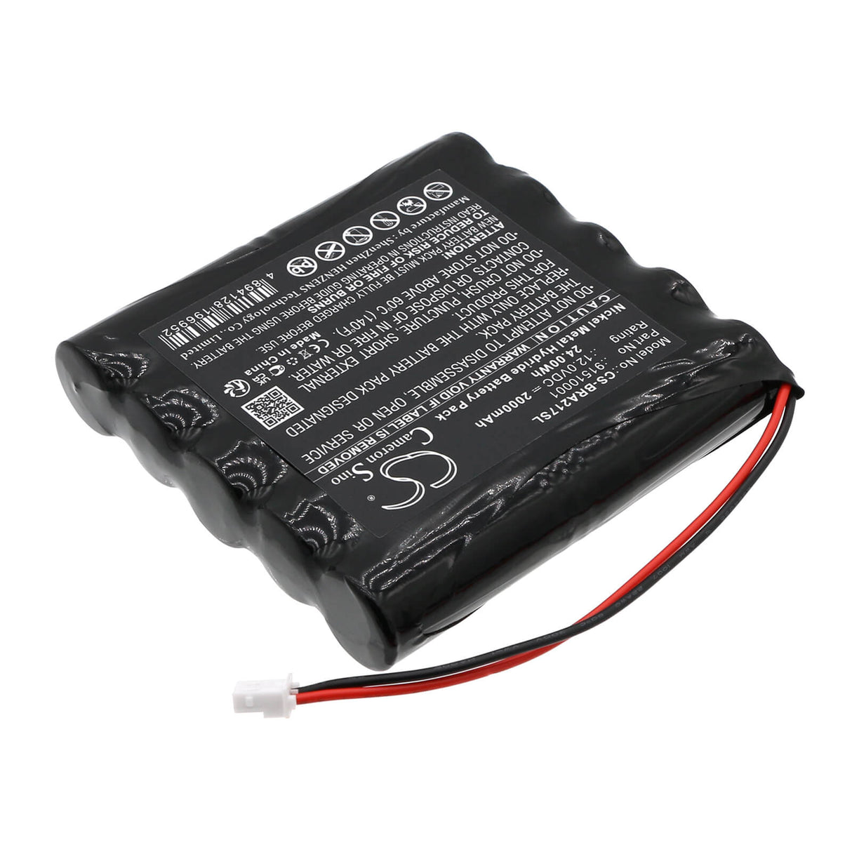12.0V, Ni-MH, 2000mAh, Batterie d'équipement compatible Bora, 91510001, Achsmessgerät 217, Équipement 24Wh, Enquête, Test Cameron Sino Technology Limited